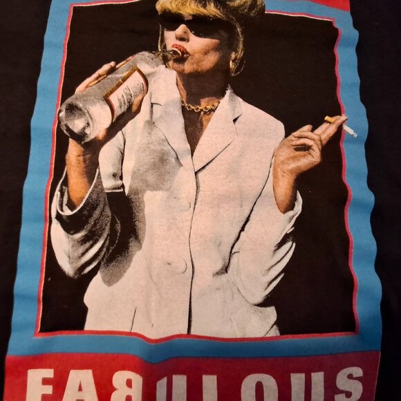 Vintage Absolutely Fabulous Tv Show 100% Sweetie Darling T- Shirt Large 1995 DS - Picture 4 of 8